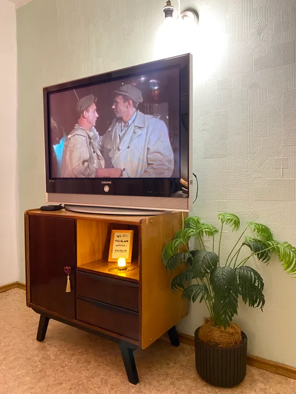 Просторная квартира с видом на город и парк