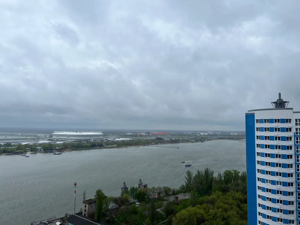 Апартаменты  на берегу реки с проектором