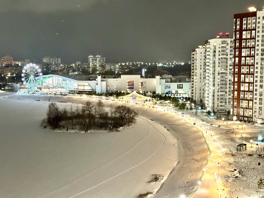 Уютная 1-комнатная квартира с видом на набережную и реку Свияга