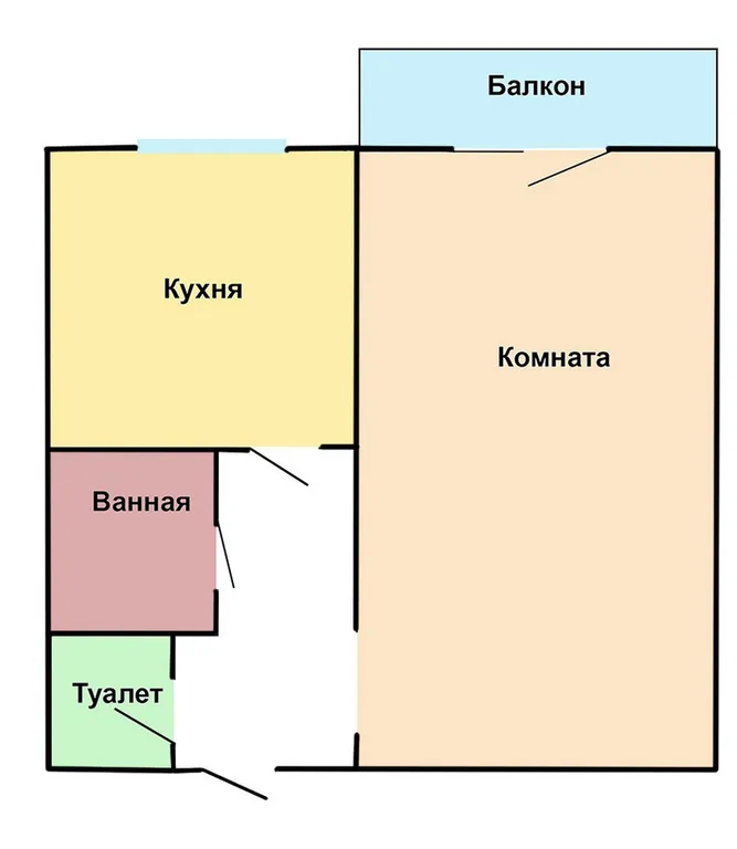 Просторная светлая квартира недалеко от центра