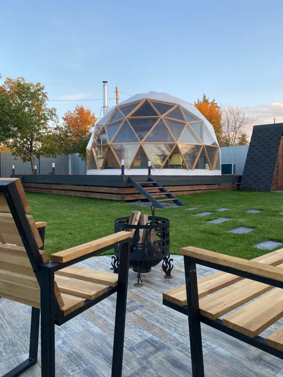 Коттедж Дом-купол в загородном комплексе — аренда посуточно в Алексеевка