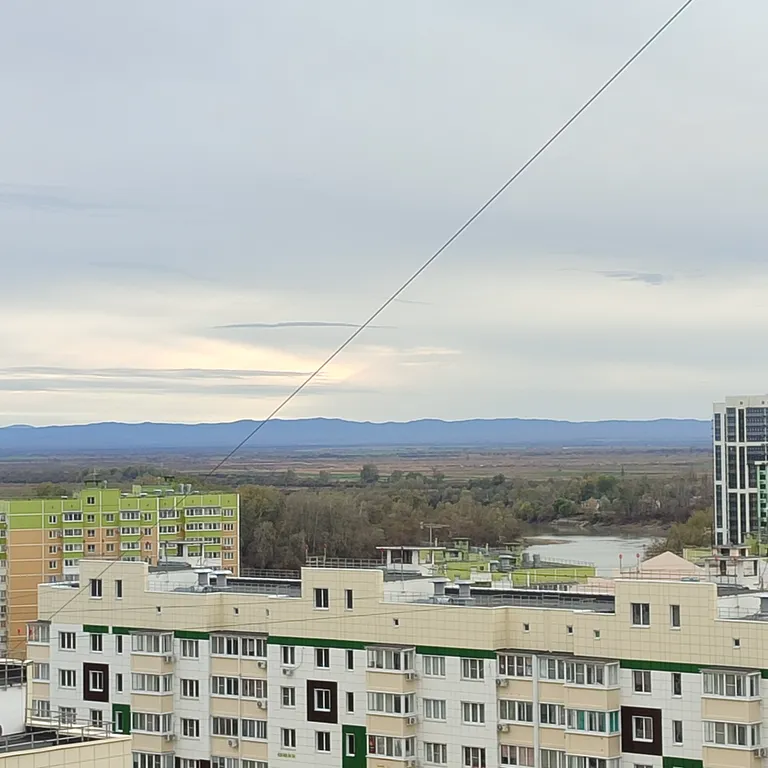 Квартира Однокомнатная квартира с шикарным видом на Кубань — Краснодар