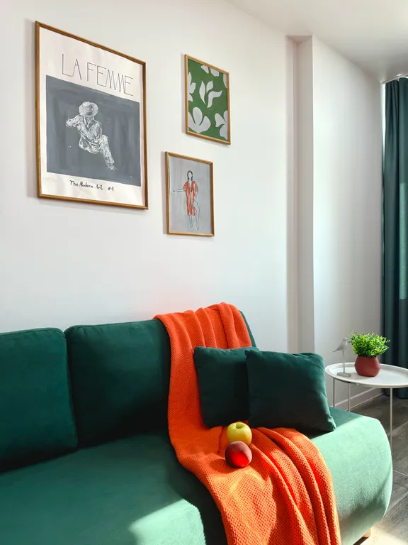 Скандинавская квартира с панорамным видом на город