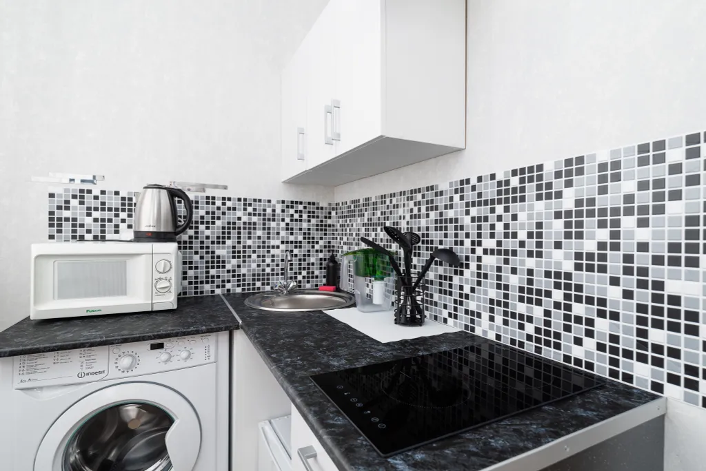 Шикарная студия для двоих с дизайнерским ремонтом