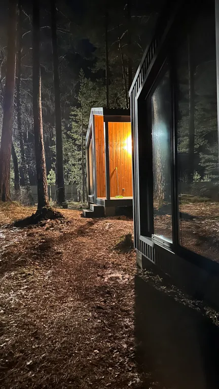 Уютные шале с панорамными окнами