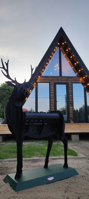 Коттедж Уютный дом треугольник А-фрейм рядом с морем и озером — аренда посуточно в Синявино