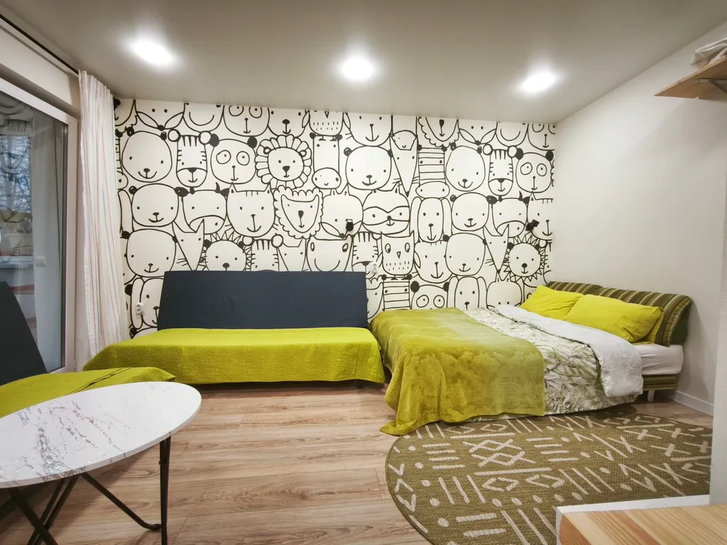 Кв-студия с отдельной спальней с лоджией Центр в5мин, напротив универа