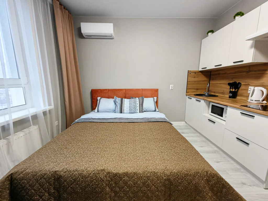 Уютная студия в ЖК Аквамарин