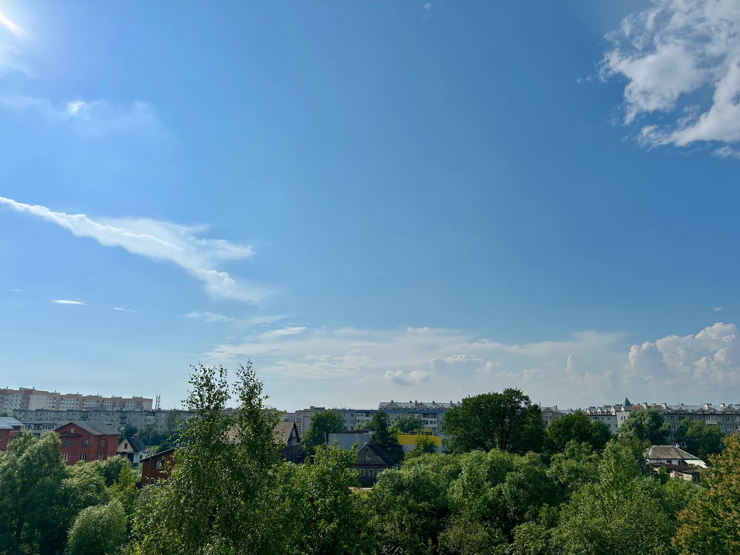 Вид из спальни