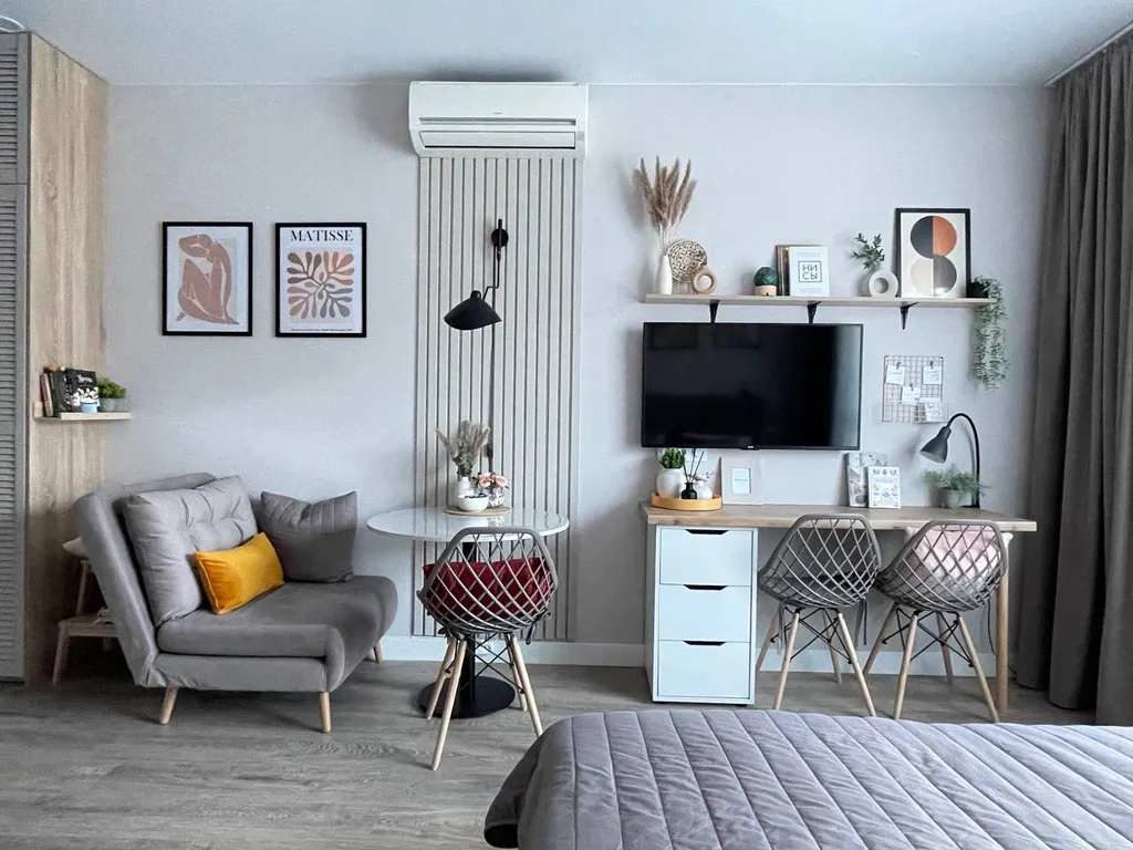 Апартаменты с видом на хвойный лес