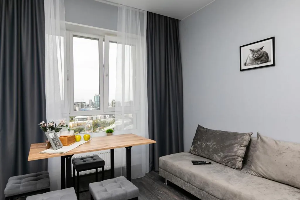 Квартира 1-к квартира с видом на Башню Исеть — Екатеринбург