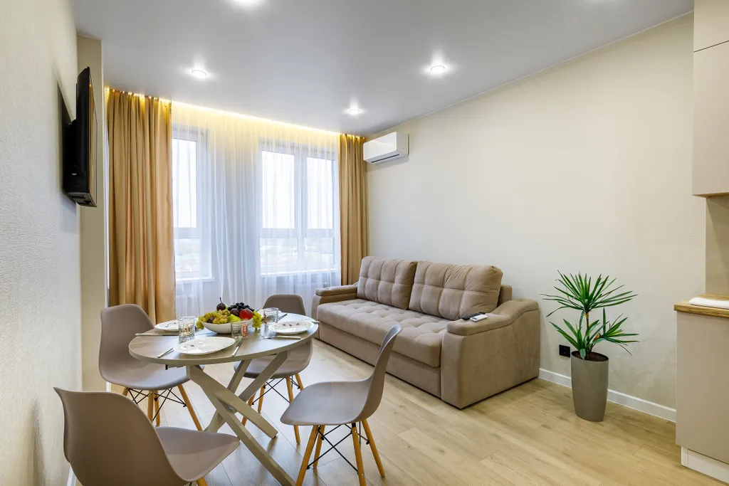 Шикарная евродвушка рядом с центром города 3 разд спал места