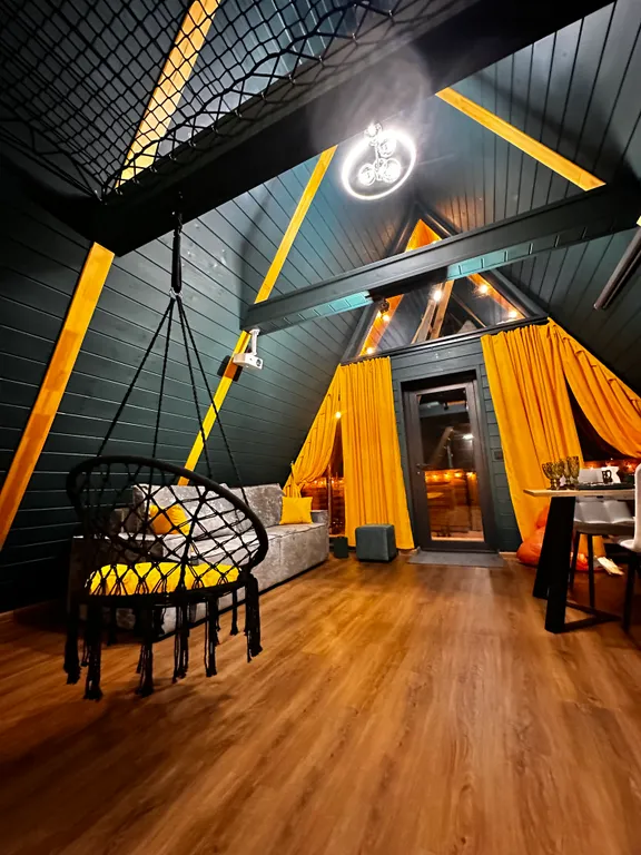 Darhaus домик с чаном в лесу