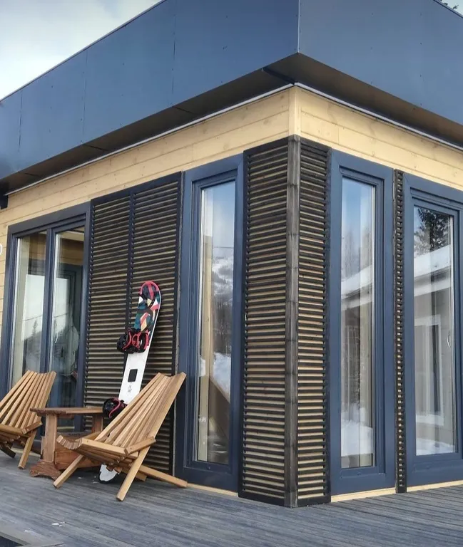 Дома с видом на гору