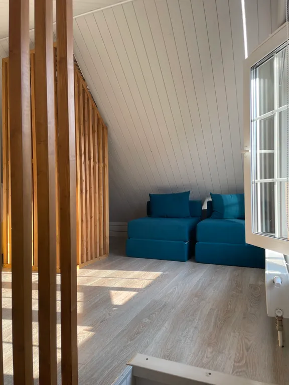 Коттедж Дом-баня в поселке около залива — Лебяжье