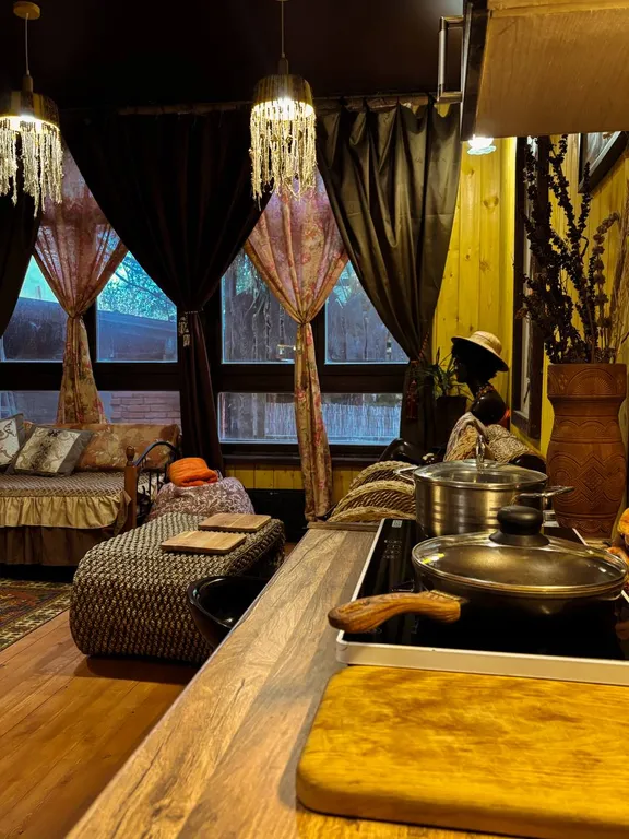 Дачный дом у моря в африканском стиле