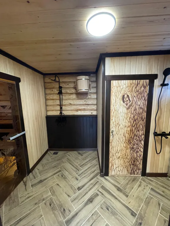 Дом-баня с бассейном и купелью