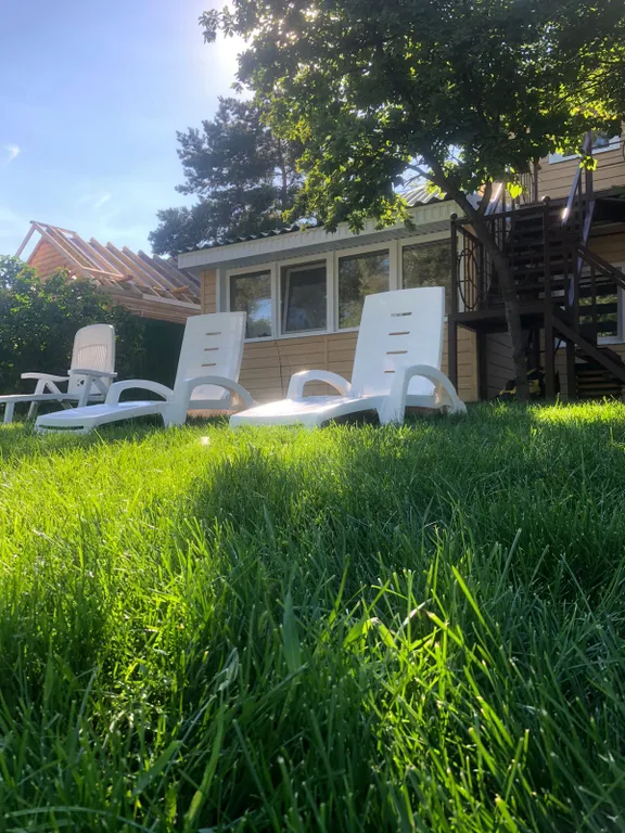 База отдыха на острове Проран в черте города Самара