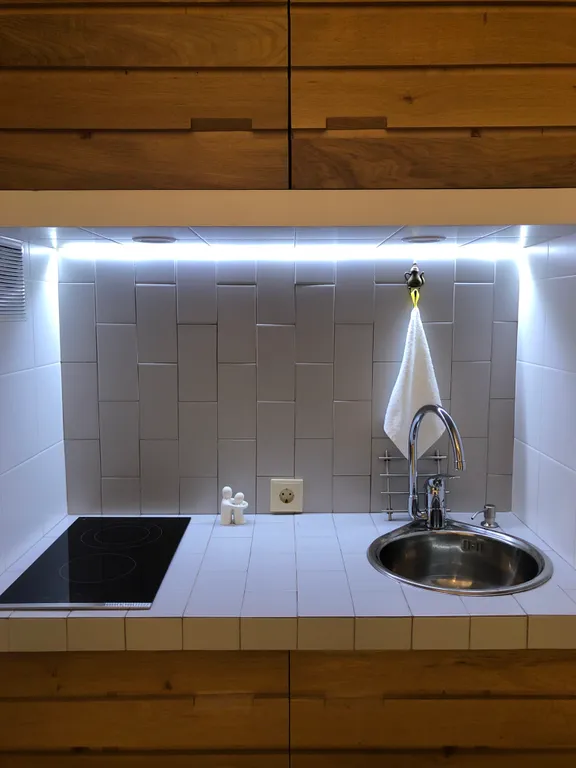 ДИЗАЙН-СТУДИЯ ЛАЙТ СКАЙ | 28 м²| 
Гипнотический вид из кровати