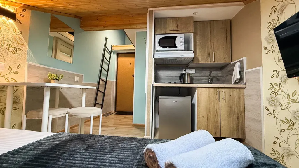 Квартира Квартира Уютная студия у метро Варшавская, Каширская — Москва