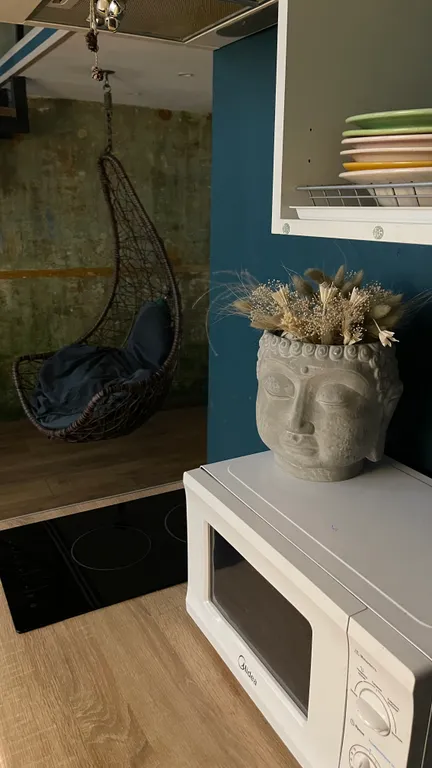 Buddha Room - двухуровневые апартаменты с качелями