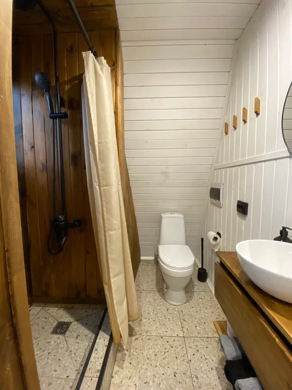 Коттедж Панорамный домик в стиле афрейм на Вуоксе — Кротово