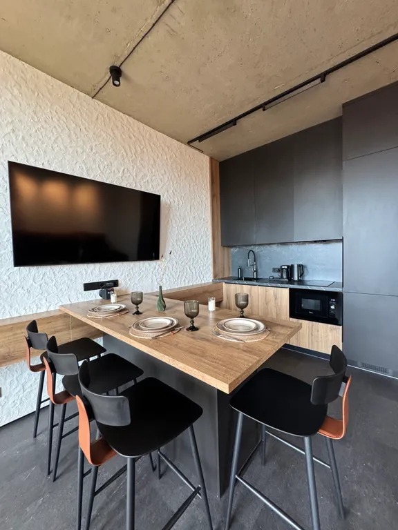 Квартира Большая 1к квартира в стиле эко-лофт, с панорамным видом на море — Геленджик