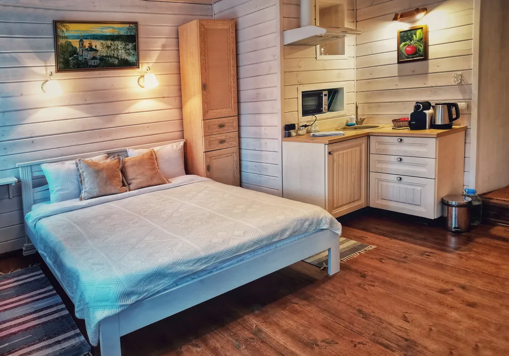 Квартира Дом Шемякина студия 3 с видом на Волгу — аренда посуточно в Плес