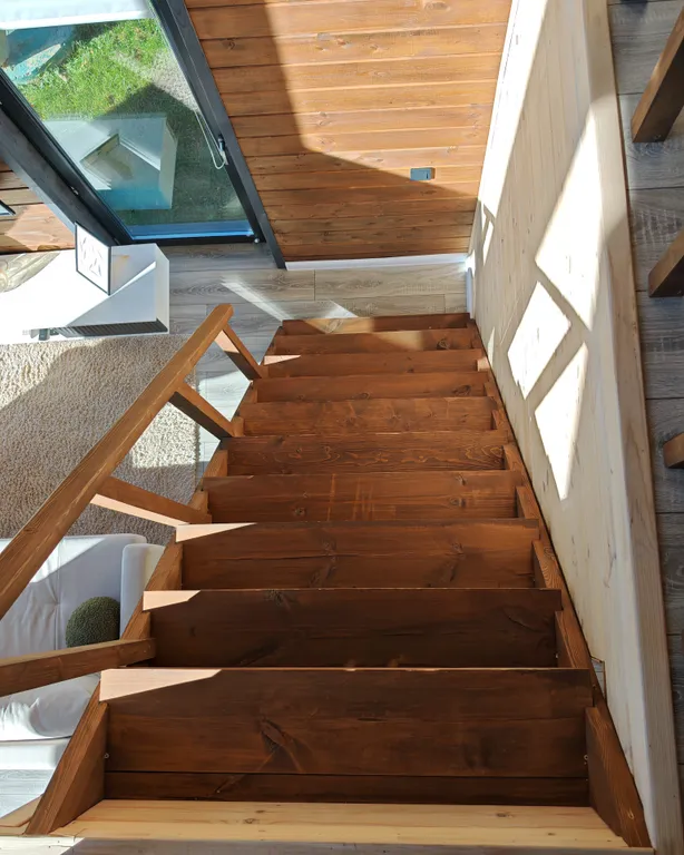 С дровяной сауной и видом на лес и закаты