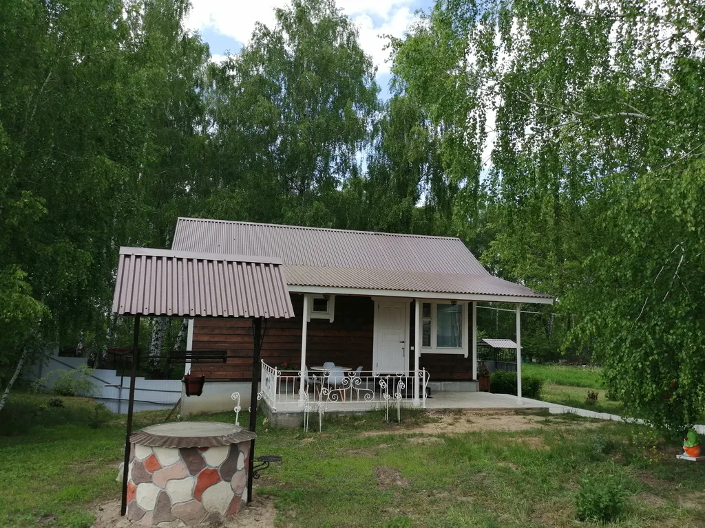 Уютные домики на берегу озера с баней на дровах