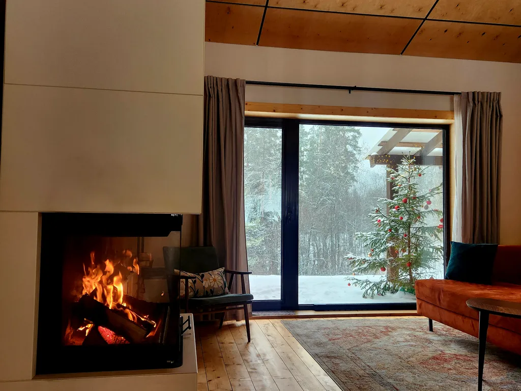 Белка дом с камином и сауной