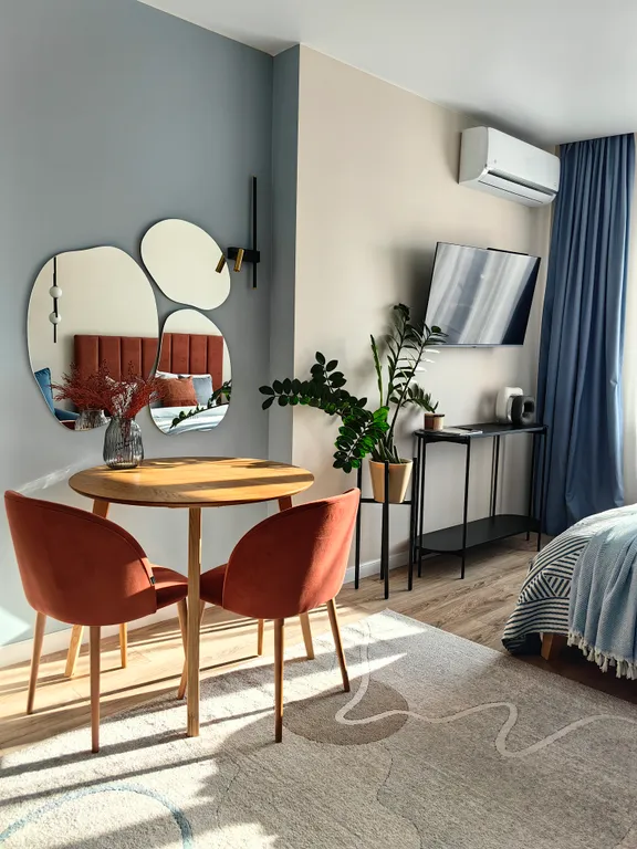 "Терракотовый берег" - Изысканная новая студия в центре города