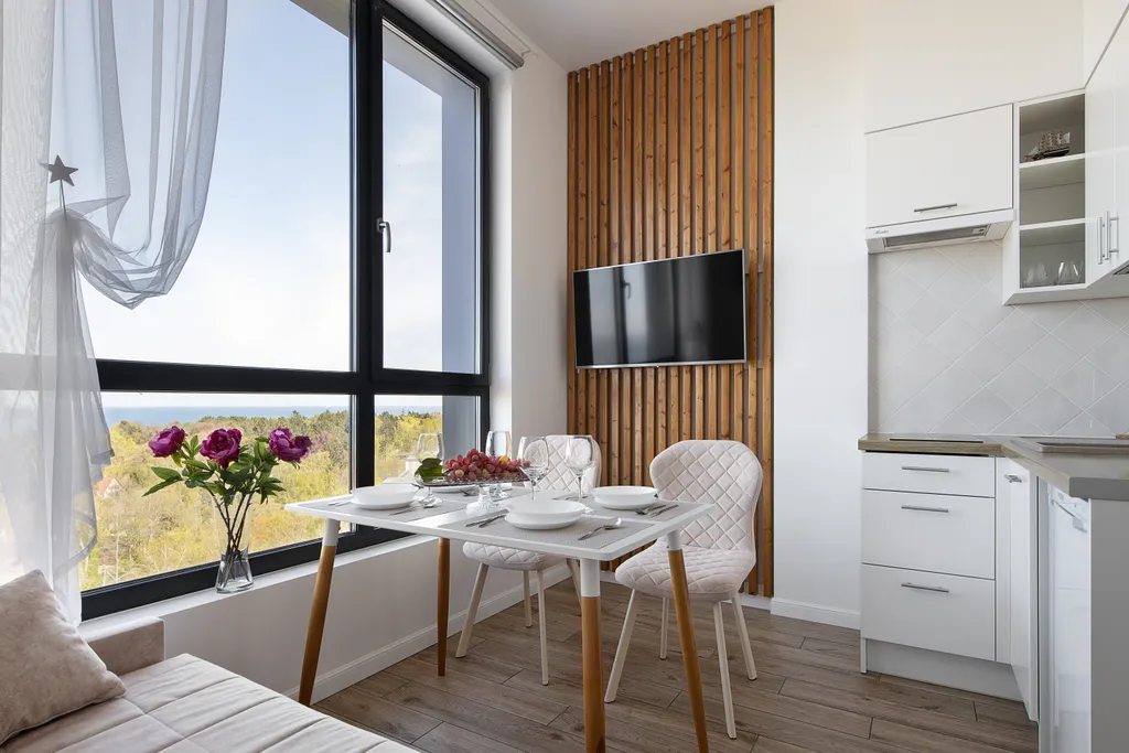 Студия с видом на море на 10 этаже в комплексе Кристалл Балтик-СПА