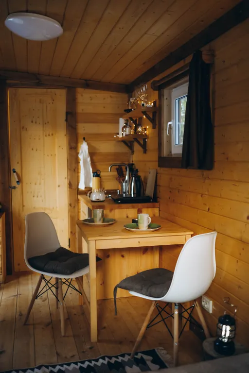 Домик для двоих с горячей купелью (шерегеш)