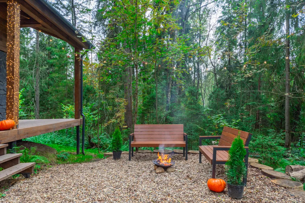 Коттедж Сказочный Шале с камином и джакузи в живописном лесу — Шадрино