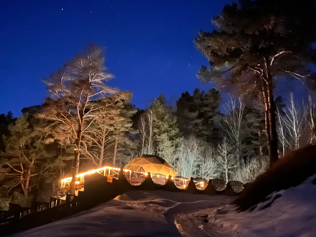 Глэмпгеокупол Домик на Оке
