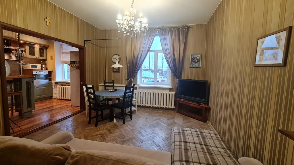 Квартира Квартира Атмосферная трёшка с видом на Екатерининский парк. — Пушкин