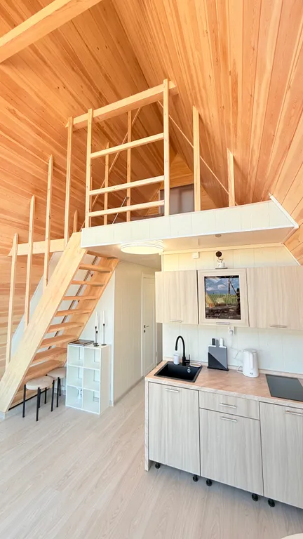 Дома А-фрейм на Ольхоне с видом на Байкал!