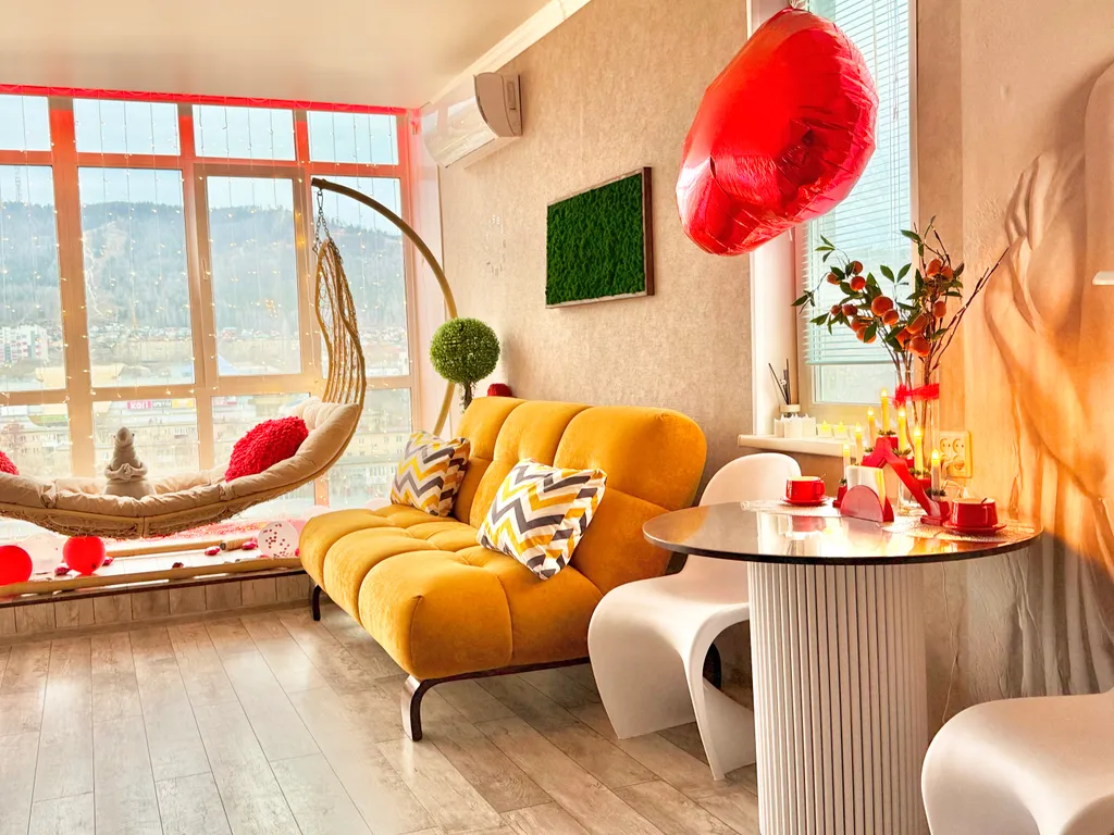 Видовой пентхаус-студия с террасой в самом центре