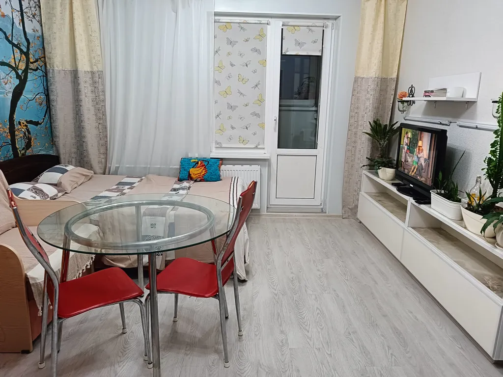 Студия с видом на закат