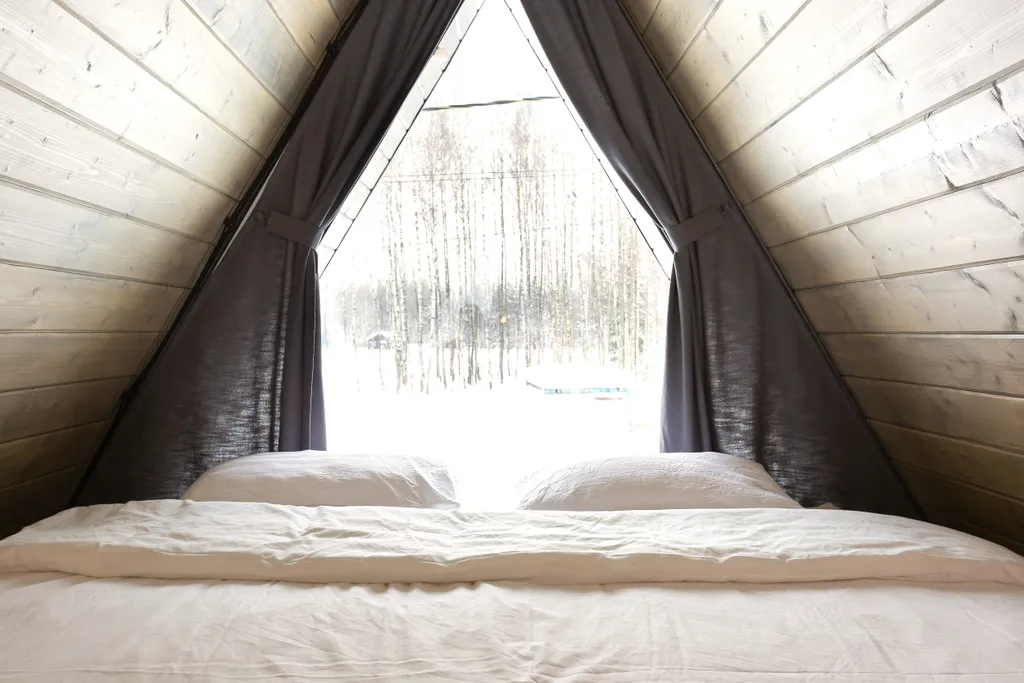 Домик 5 (A-Frame с купелью) 50 м2