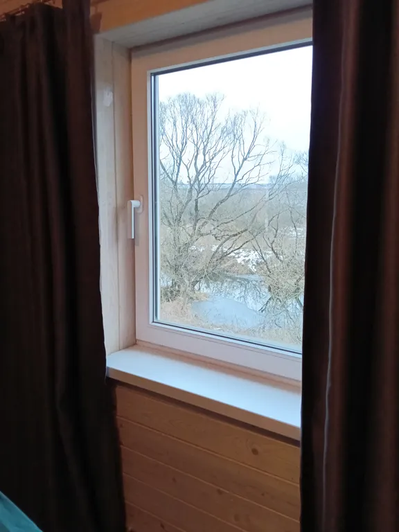 Уютный новый дом с баней на берегу реки в 45 км от Москвы-Домодедово