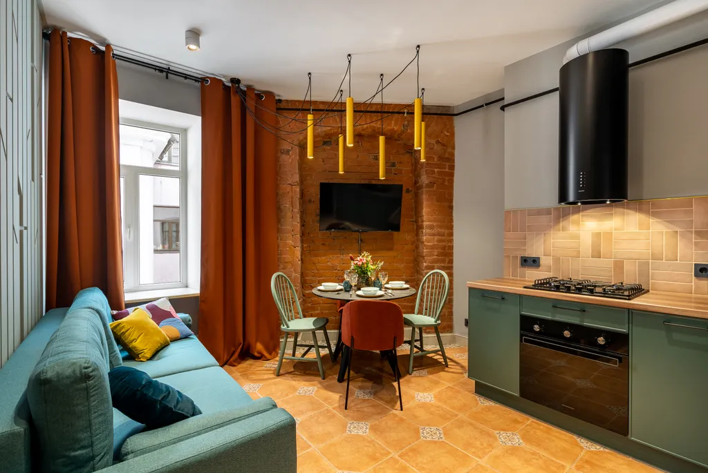 Квартира Дизайнерская квартира с камином у Невского проспекта — Санкт-Петербург