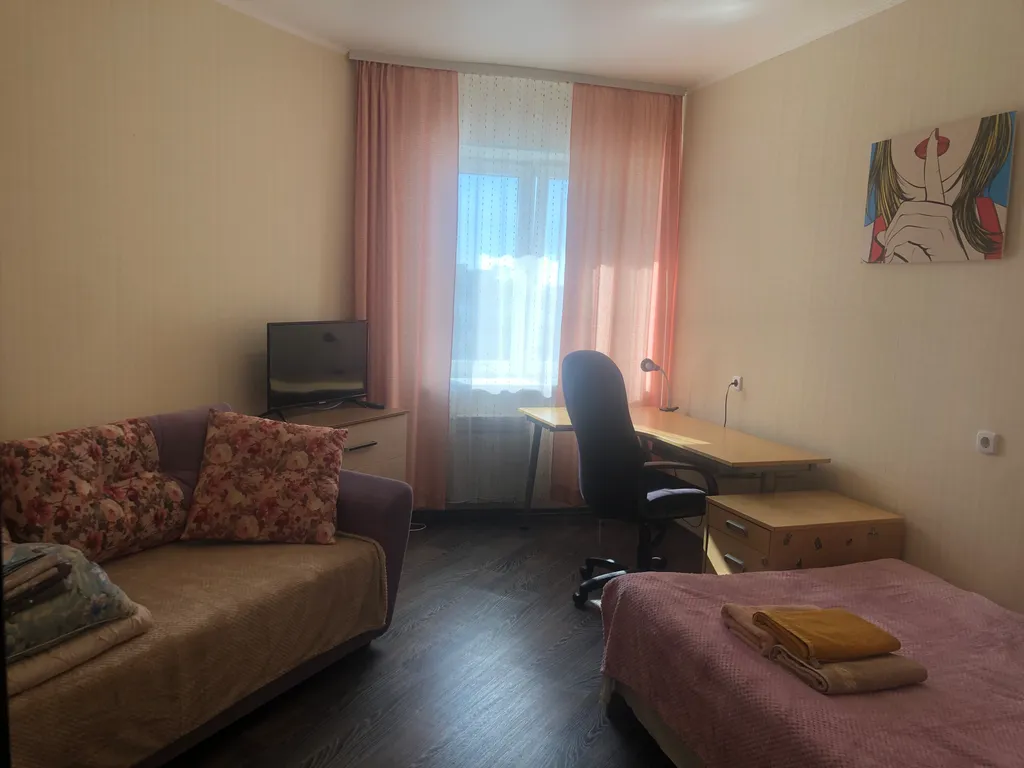 Простор и уют для семьи в центре города с видом на город