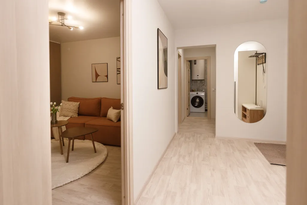 Просторная двушка в новостройке со стильным ремонтом