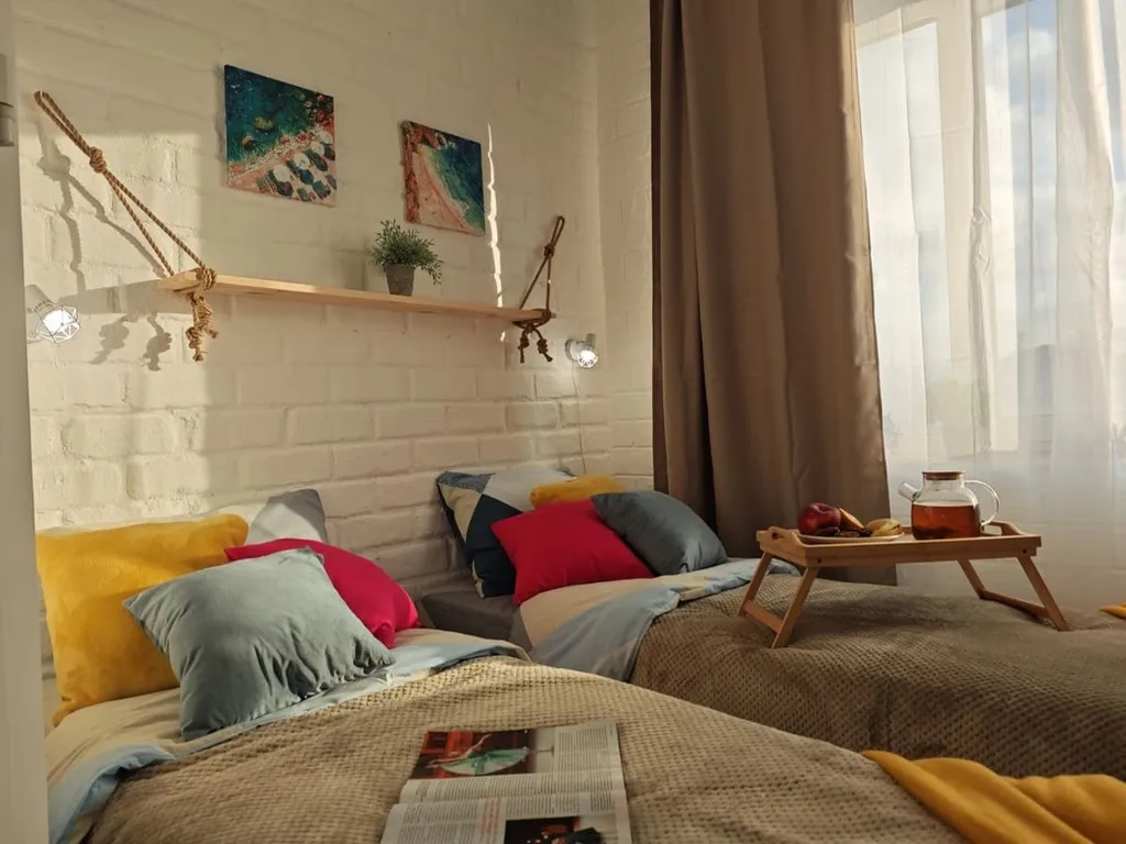 Уютная студия для комфортного проживания двоих гостей