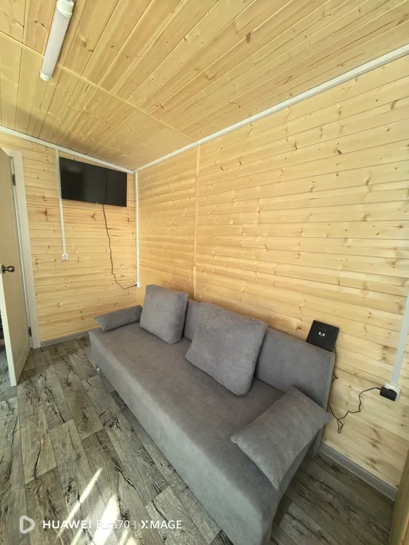 Уютные домики на берегу Азовского моря