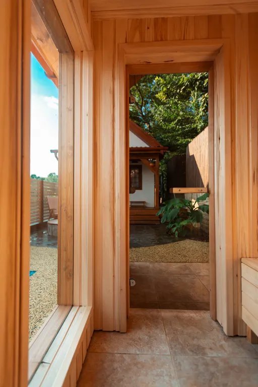 Домик с баней