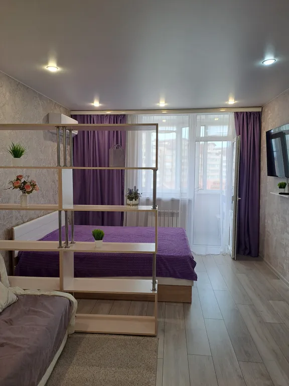 Уютная студия на высоком берегу рядом с морем