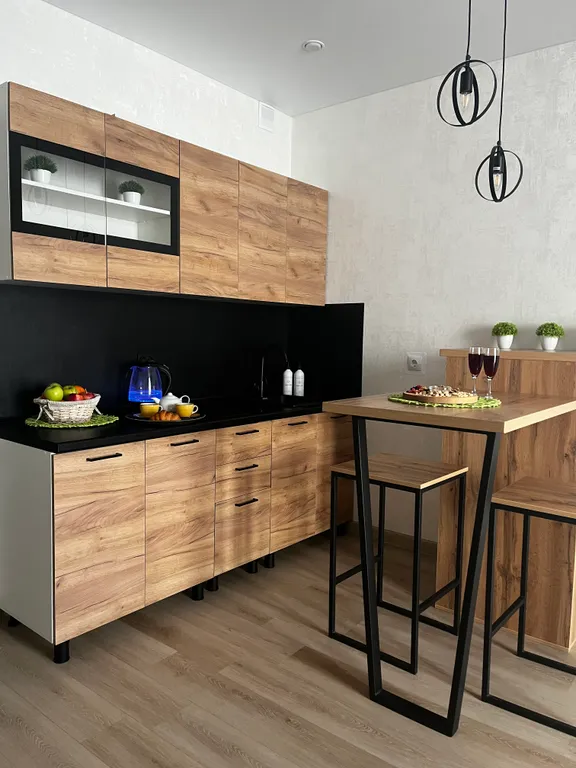 Уютная студия с видом на город